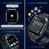 Reloj Inteligente Militar NIIZERO 2.0" – Potencia, Estilo y 100+ Modos Deportivos
