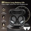 Características destacadas de los auriculares inalámbricos BX17, incluyendo cancelación de ruido, resistencia al agua, tiempo de reproducción prolongado y más.