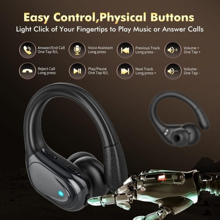Características del auricular BX17: cancelación de ruido, emparejamiento rápido, resistencia al agua IPX7 y hasta 80 horas de tiempo de reproducción.