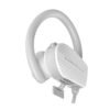Detalle del diseño texturizado de los auriculares Energy Sistem Sport 1 blancos.