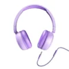 Auriculares Energy Sistem Urban Tune color lavanda con diseño over-ear y cable extraíble.